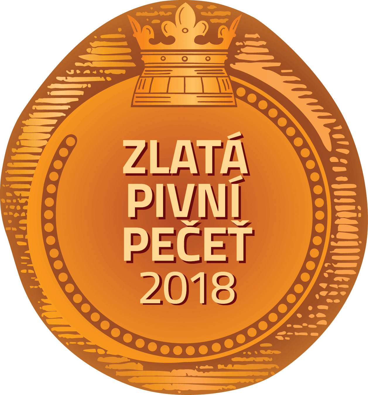 Zlatá pivní pečeť 1. místo - 2018